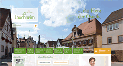 Desktop Screenshot of lauchheim.de